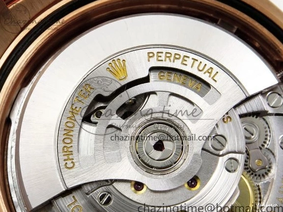 Brown 40 on DayDate Steel Dial Crystal 228235 904L President Bracelet VR3255 ARF 0225